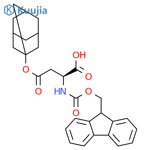 Fmoc-L-aspartic acid beta-1-adamantyl ester structure