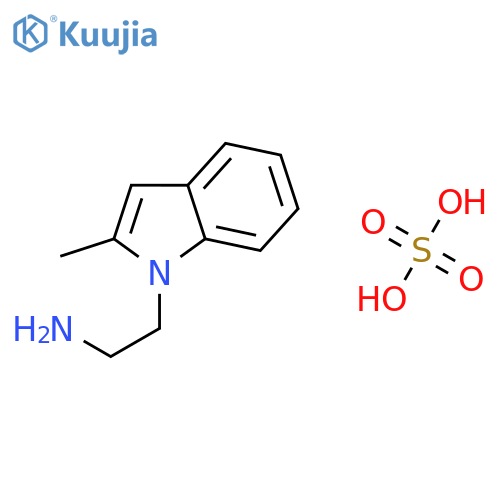 2-(2-Methyl-1H-indol-1-yl)ethylamine Sulfate structure