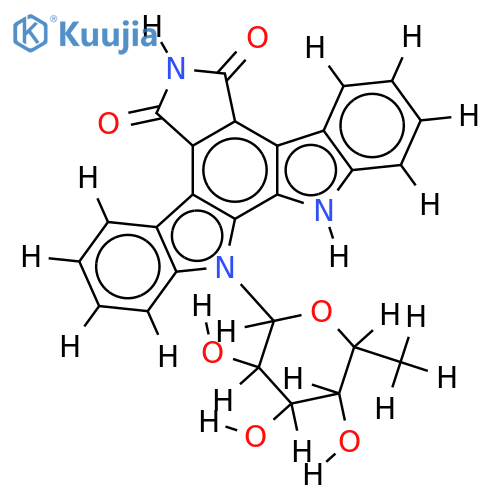 N13-1'-beta-L-rhamnosylarcyriaflavin structure