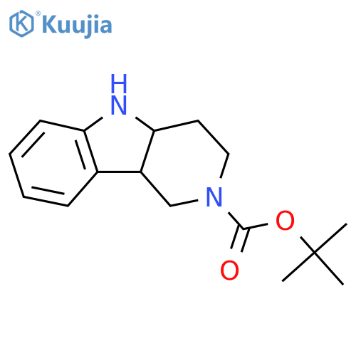 tert-Butyl 3,4,4a,5-tetrahydro-1H-pyrido[4,3-b]indole-2(9bH)-carboxylate structure