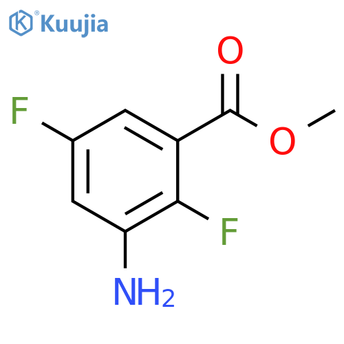 methyl 3-amino-2,5-difluorobenzoate structure