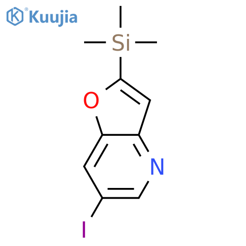 6-Iodo-2-(trimethylsilyl)furo3,2-bpyridine structure