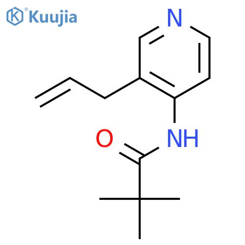 N-(3-Allylpyridin-4-yl)pivalamide structure