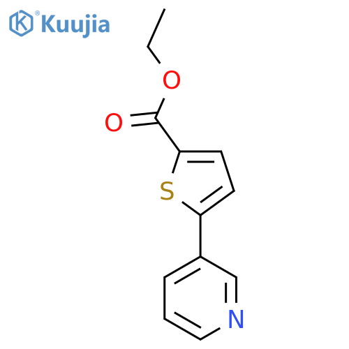 Ethyl 5-(Pyridin-3-yl)thiophene-2-carboxylate structure