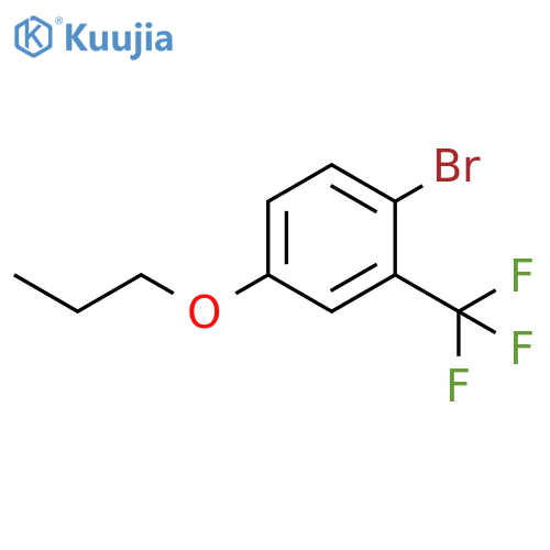 1-Bromo-4-propoxy-2-(trifluoromethyl)benzene structure