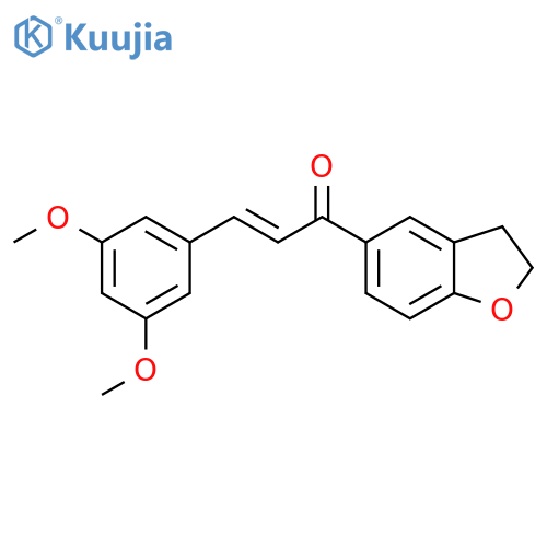 1-(2,3-Dihydro-5-benzofuranyl)-3-(3,5-dimethoxyphenyl)-2-propen-1-one structure