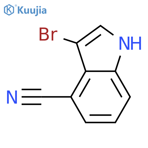 3-Bromo-4-cyanoindole structure