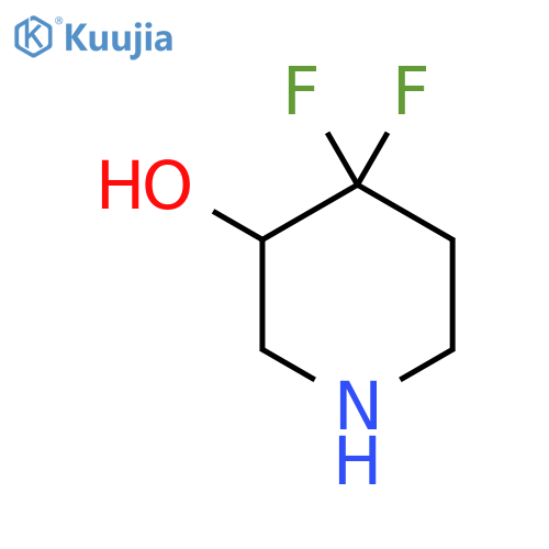 4,4-Difluoropiperidin-3-ol structure