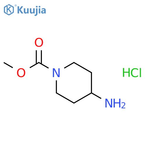 Methyl 4-aminopiperidine-1-carboxylate hydrochloride structure