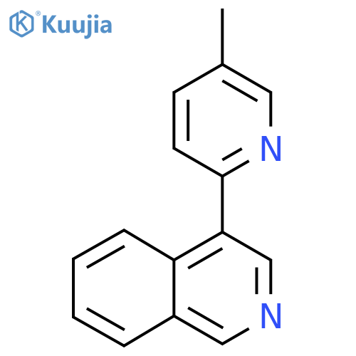 4-(5-Methyl-pyridin-2-yl)-isoquinoline structure