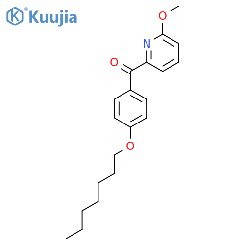 2-(4-Heptyloxybenzoyl)-6-methoxypyridine structure