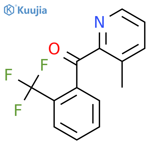 3-Methyl-2-(2-trifluoromethylbenzoyl)pyridine structure