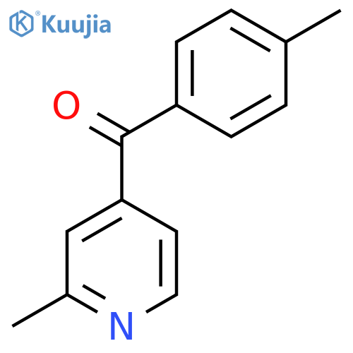 4-(4-Methylbenzoyl)-2-methylpyridine structure