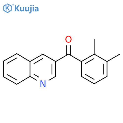 3-(2,3-Dimethylbenzoyl)quinoline structure