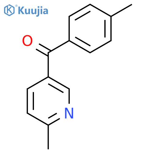 5-(4-Methylbenzoyl)-2-methylpyridine structure