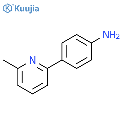 4-(6-Methyl-2-pyridyl)aniline structure