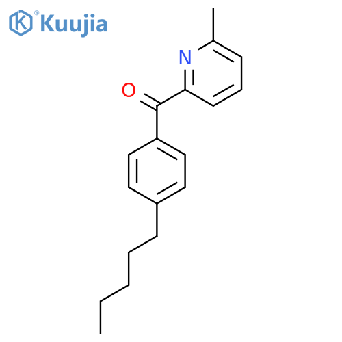 6-Methyl-2-(4-pentylbenzoyl)-pyridine structure