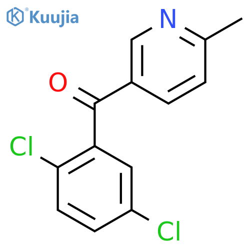 5-(2,5-Dichlorobenzoyl)-2-methylpyridine structure