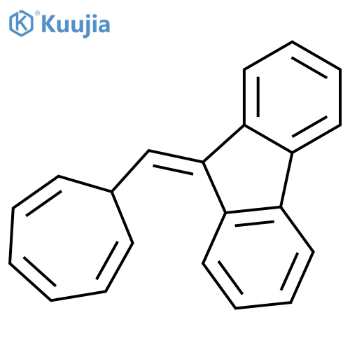 9H-Fluorene, 9-(2,4,6-cycloheptatrien-1-ylmethylene)- structure