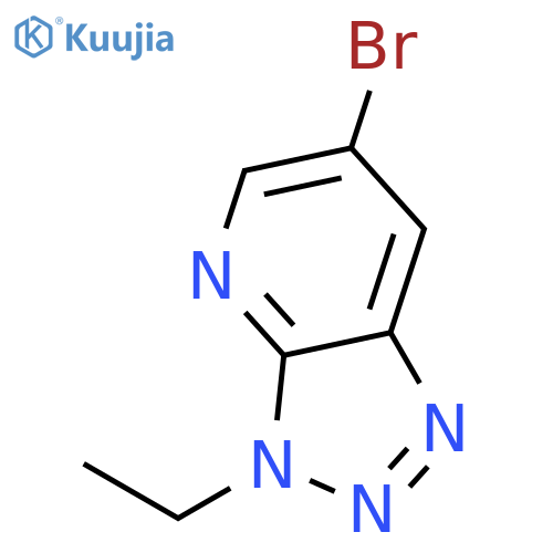 6-Bromo-3-ethyl-3H-1,2,3triazolo4,5-bpyridine structure