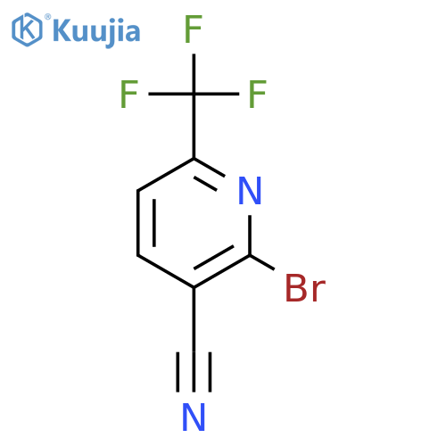 2-Bromo-6-(trifluoromethyl)nicotinonitrile structure
