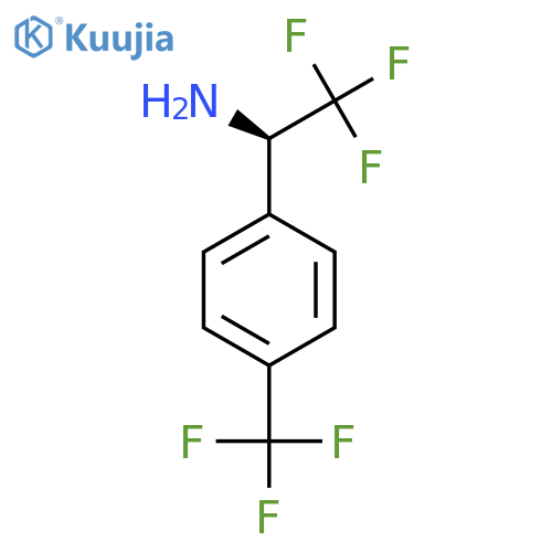(R)-2,2,2-Trifluoro-1-(4-(trifluoromethyl)phenyl)ethanamine structure