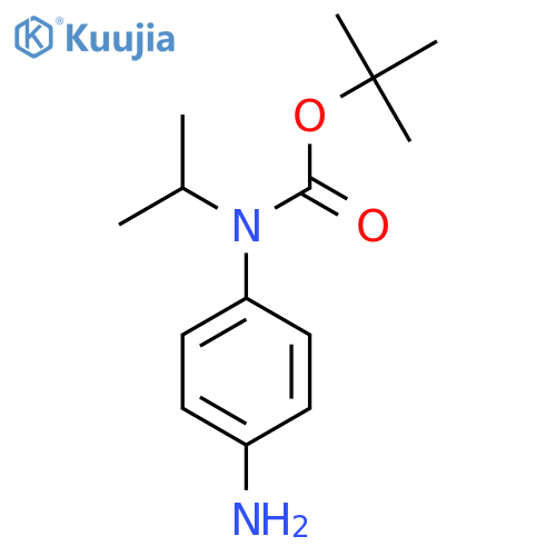 (4-Amino-phenyl)-isopropyl-carbamic acid tert-butyl ester structure