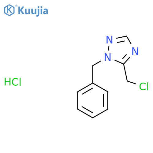 1-Benzyl-5-chloromethyl-1H-[1,2,4]triazole hydrochloride structure