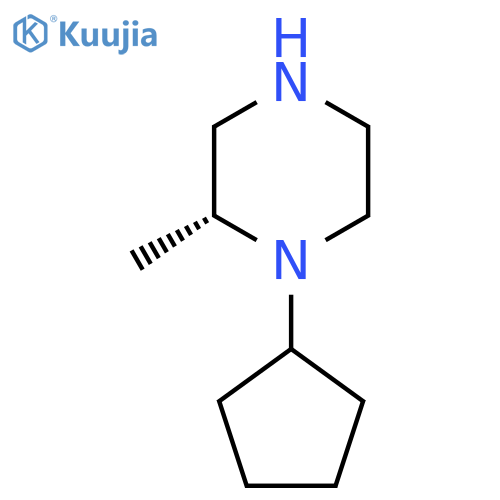 (R)-1-Cyclopentyl-2-methyl-piperazine structure