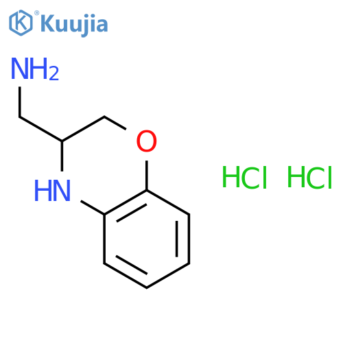 1-(3,4-Dihydro-2H-1,4-benzoxazin-3-yl)methanamine Dihydrochloride structure