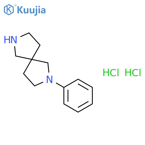 2-phenyl-2,7-diazaspiro[4.4]nonane;dihydrochloride structure
