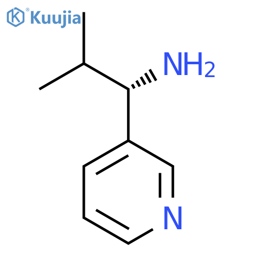 (S)-2-Methyl-1-pyridin-3-YL-propylamine structure