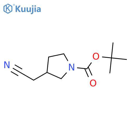 (S)-tert-Butyl 3-(Cyanomethyl)pyrrolidine-1-carboxylate structure