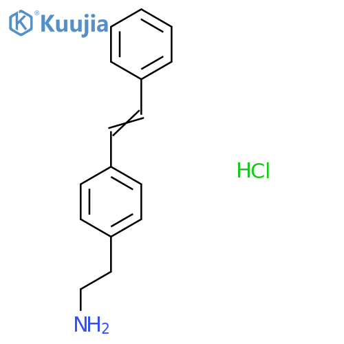 2-(4-Styryl-phenyl)-ethylamine hydrochloride structure