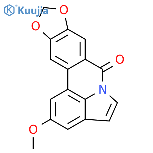 2-methoxy-7H-[1,3]dioxolo[4,5-j]pyrrolo[3,2,1-de]phenanthridin-7-one structure