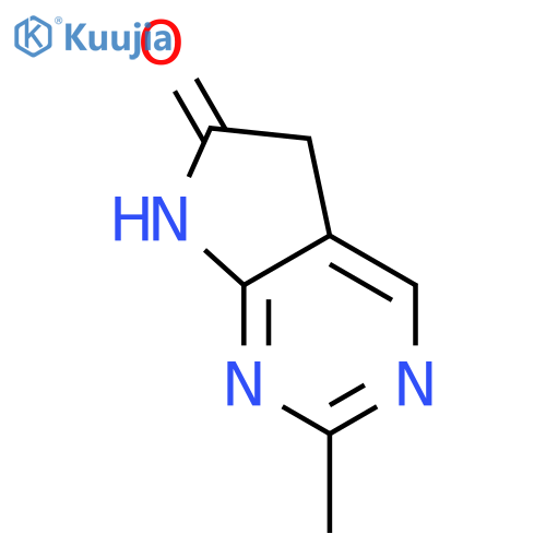 6H-Pyrrolo[2,3-d]pyrimidin-6-one,5,7-dihydro-2-methyl- structure