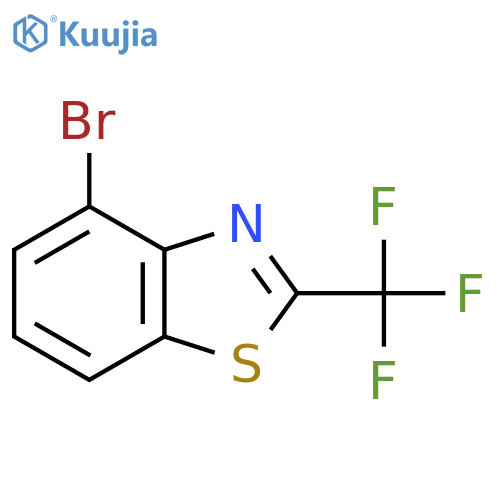 4-Bromo-2-(trifluoromethyl)benzo[d]thiazole structure