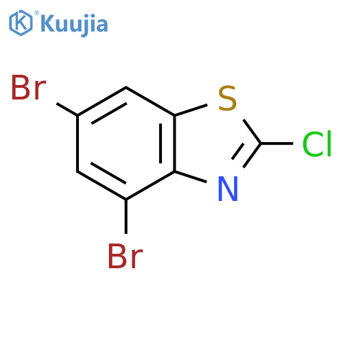 4,6-Dibromo-2-chlorobenzodthiazole structure