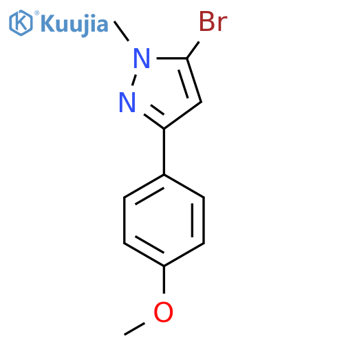 5-Bromo-3-(4-methoxyphenyl)-1-methyl-1H-pyrazole structure