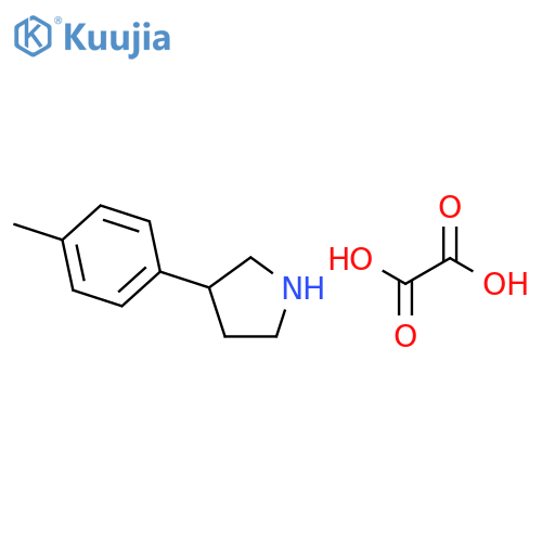 3-(4-METHYLPHENYL)PYRROLIDINE OXALATE structure