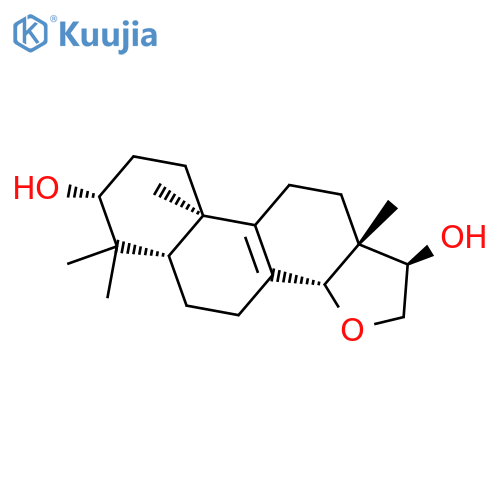 Phenanthro[1,2-b]furan-1,7-diol,1,2,3a,4,5,5a,6,7,8,9,9a,10,11,11a-tetradecahydro-6,6,9a,11a-tetramethyl-,(1R,3aR,5aS,7R,9aR,11aR)- structure