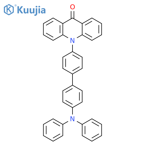 10-[4'-(Diphenylamino)[1,1'-biphenyl]-4-yl]-9(10H)-acridinone structure