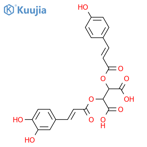Tartaric acid; (2S,3S)-form, 2-(3,4-Dihydroxy-E-cinnamoyl), 3-(4-hydroxy-E-cinnamoyl) structure