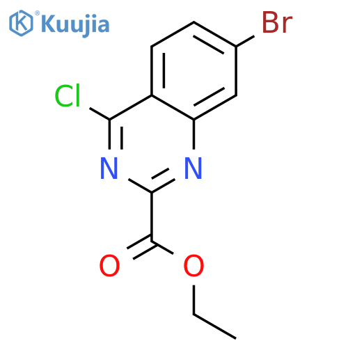 Ethyl 7-bromo-4-chloroquinazoline-2-carboxylate structure
