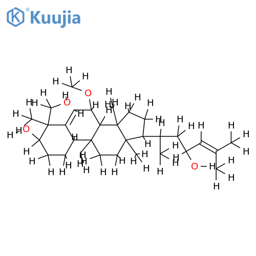 7beta-methoxycucurbita-5,24-diene-3beta,23(R),29-triol structure