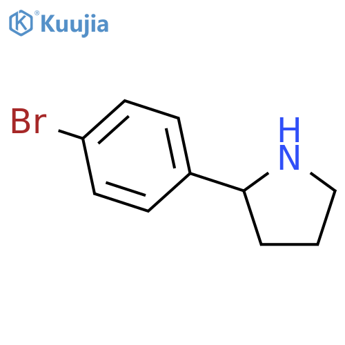 (2S)-2-(4-Bromophenyl)pyrrolidine structure