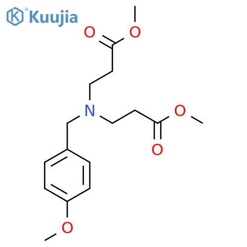 Dimethyl 3,3'-((4-methoxybenzyl)azanediyl)dipropanoate structure