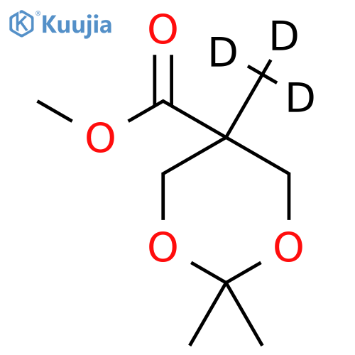 2,2,5-Trimethyl-1,3-dioxane-5-carboxylic Acid Methyl Ester-d3 structure