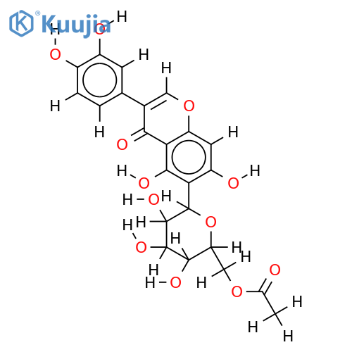 Orobol 6-C-(6-O-acetylglucoside) structure