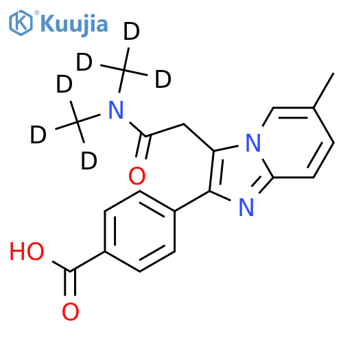 Zolpidem-d6 Phenyl-4-carboxylic Acid structure